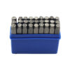 سنبه حروف تندیس مدل YP-6MM مجموعه 27 عددی