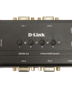 سوییچ 4 پورت KVM USB دی-لینک مدل DKVM‎-4U