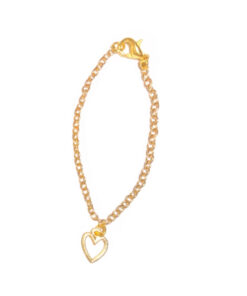آویز ساعت استیل مدل HEART KABOOK