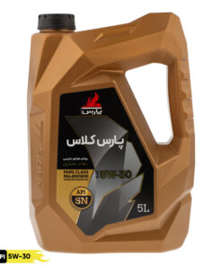 روغن موتور خودرو بنزینی نفت پارس مدل SN 5W30 Renew حجم 5 لیتر