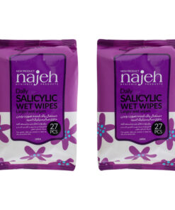 دستمال مرطوب ناژه مدل Salicylic دو بسته 27 عددی