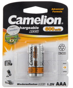 باتری نیم قلمی کملیون مدل ACCU 600mAh بسته 2 عددی
