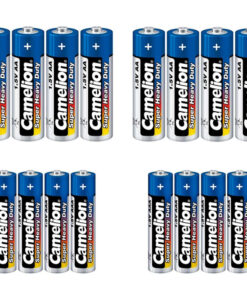 باتری قلمی و نیم قلمی کملیون مدل Super Heavy Duty بسته 16 عددی
