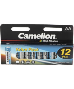 باتری قلمی کملیون مدل digi alkaline بسته 12 عددی