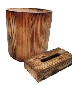 ست سطل و جا دستمال کاغذی مدل CHOBI2