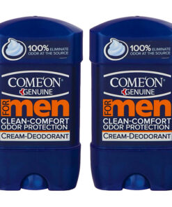ژل شفاف ضد تعریق مردانه کامان مدل Clean Comfort حجم 75 میلی لیتر بسته 2 عددی
