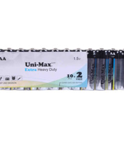 باتری قلمی یونی مکس مدل Extra Heavy Duty بسته 12 عددی