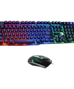 کیبورد و ماوس گیمینگ یوسیتک مدل CO 3080G، سوییچ ممبران، Full-Size، نورپردازی RGB