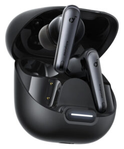 هدفون بلوتوثی انکر مدل Soundcore Liberty 4 NC با نویز کنسلینگ فعال (ANC)، درگاه شارژ USB Type-C، پشتیبانی از فرمان لمسی، مقاوم در برابر پاشش آب