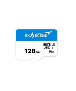 کارت حافظه microSD اکساسند مدل es128 کلاس 10 استاندارد UHS-I U3 سرعت 90MBps ظرفیت 128 گیگابایت