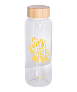 بطری آب یونیک طرح save water کد 3058 گنجایش 1.03 لیتر