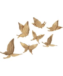 دیوارکوب لوتوس طرح پروانه کد P01 مجموعه 7 عددی