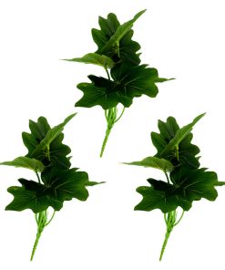 گل مصنوعی مدل بوته برگ آپارتمانی کد 1008 بسته 3 عددی
