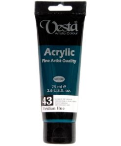رنگ اکریلیک وستا مدل 43 Viridian Hue حجم 75 میلی لیتر