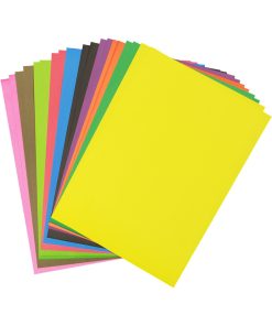 مقوا رنگی کد 04 سایز 24x34 (بزرگتر از A4) بسته 20 عددی