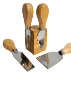 ست کارد صبحانه 5 پارچه مدل چوبی کد RM1150